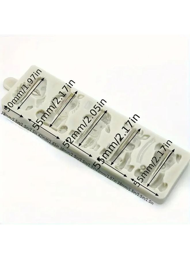 Gray Silicone Mold For DIY Baking Cakes Fondant Chocolates And Decorations - Image 2